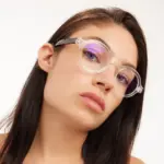 ⁦نظارة Barner Charles للحماية من الضوء الأزرق - لون Crystal Combi لامع⁩ - الصورة ⁦3⁩