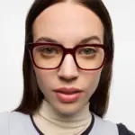 ⁦نظارة Barner Holly للحماية من الضوء الأزرق - لون Cherry Lacquer لامع⁩ - الصورة ⁦3⁩