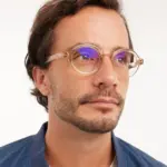 Barner Charles Glossy Blue light Screen Glasses - Pink Quartz - Image 3