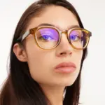 ⁦نظارة Barner Andy للحماية من الضوء الأزرق - لون Ecru Olive Combi لامع⁩ - الصورة ⁦3⁩