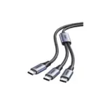 كابل شحن سريع يوجرين (UGREEN) 2 في 1 – يدعم الشحن السريع بقدرة تصل إلى 100 واط كحد أقصى، وبشدة تيار تصل إلى 5 أمبير.