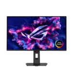 Asus ROG Strix OLED XG27AQDMES شاشة ألعاب - 27 بوصة (26.5 بوصة قابلة للمشاهدة) بدقة 1440p وتقنية QD-OLED، وتردد 240Hz، وزمن استجابة 0.03ms