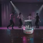 ⁦مكبر صوت بورودو ساوندتيك كريستال-جلو ميني بلوتوث مع خاصية التوصيل المزدوج (TWS) والمكالمات اللاسلكية - أبيض⁩ - الصورة ⁦4⁩