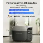 ⁦محطة الطاقة المتنقلة Ecoflow Delta 3 (سعة 1024 واط/ساعة | قوة 1800 واط) تصل إلى 3600 واط عند الذروة<br>⁩ - الصورة ⁦4⁩