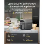 ⁦محطة الطاقة المتنقلة Ecoflow Delta 3 (سعة 1024 واط/ساعة | قوة 1800 واط) تصل إلى 3600 واط عند الذروة<br>⁩ - الصورة ⁦2⁩
