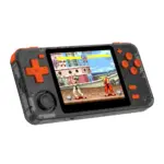 Porodo Pdx640 Retro Arcade Game Console With 19 Emulators & 5000 +built-in Games-orange Black