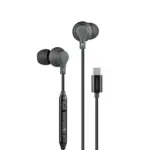 Powerology Type-c In-ear Stereo Earphones With Intuitive In-line Control Buttons-black