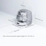 ⁦DJI Romo P Robotic Vacuum Cleaner (نسخة خزان الماي)<br>⁩ - الصورة ⁦6⁩