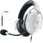 Razer Blackshark V2 X (مرخصة من Xbox) - سماعة رأس للألعاب - أبيض