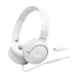 سماعة JBL Tune 520C سلكية بمنفذ USB-C وتصميم يوضع على الأذن - اللون الأبيض