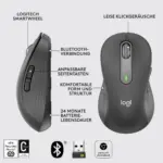 Logitech signature m650 wireless mouse (l size) - graphite (left hand) - Image 3