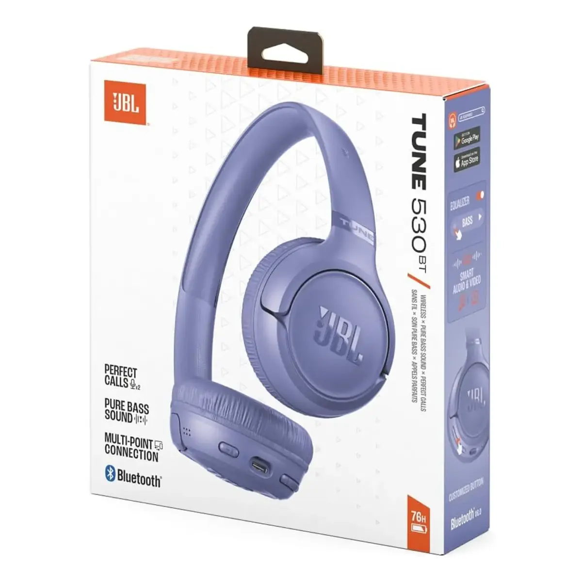 Jbl tune 530 bt on-ear headphone -digital lavender - Image 2