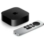 Apple TV 4K مزود بواي فاي وإيثرنت وسعة تخزين 128 جيجابايت (الجيل الثالث) - 2PIN