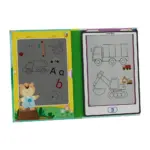 Porodo kids 8.5-inch tracing book tablet with 20pcs cards - black - Image 2