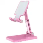 Porodo Desktop Phone & Tablet Stand with Adjustable Telescopic Rod - Pink