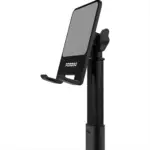 Porodo multi-angle dock phone & tablet stand with adjustable telescopic rod - black - Image 4