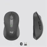 ⁦ماوس لاسلكي Logitech Signature M650 L - لون الجرافيت⁩ - الصورة ⁦3⁩