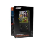 Porodo gaming 4" square display retro handheld game console- black - Image 2