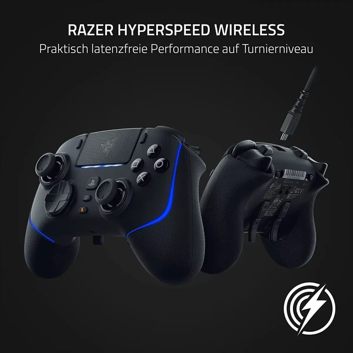 Razer wolverine pro wireless pro gaming controller for ps5 - black - Image 4