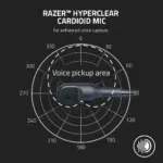 ⁦Razer Blackshark V2 X (مرخصة من Xbox) - سماعة رأس للألعاب - أبيض⁩ - الصورة ⁦5⁩