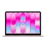 كمبيوتر محمول Apple MacBook Neo مقاس 13 بوصة – شريحة A18 Pro، معالج سداسي النوى، وحدة معالجة رسومات خماسية النوى، ذاكرة وصول عشوائي (RAM) سعة 8 جيجابايت، محرك أقراص SSD سعة 256 جيجابايت، لوحة مفاتيح باللغتين الإنجليزية والعربية - لون Blush